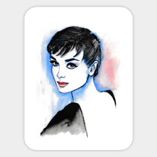 Audrey Hepburn Sticker